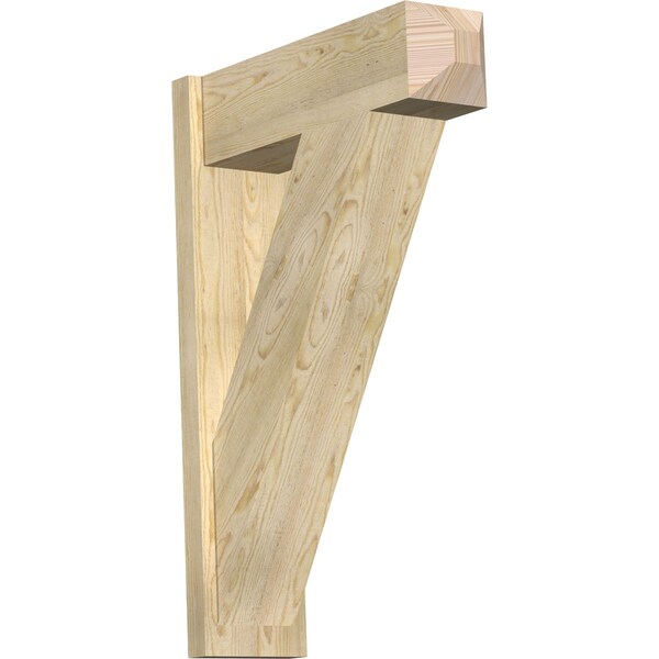 Ekena Millwork Traditional Craftsman Rough Sawn Outlooker, Douglas Fir, 8"W x 26"D x 38"H OUT08X26X38TRA04RDF - main